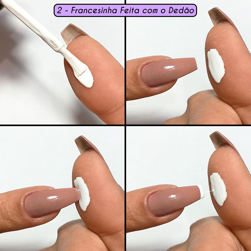 5 maneiras de fazer francesinha, unhas francesinha, como fazer francesinha, 5 dicas de como fazer francesinha. dicas de como fazer francesinha, french nails