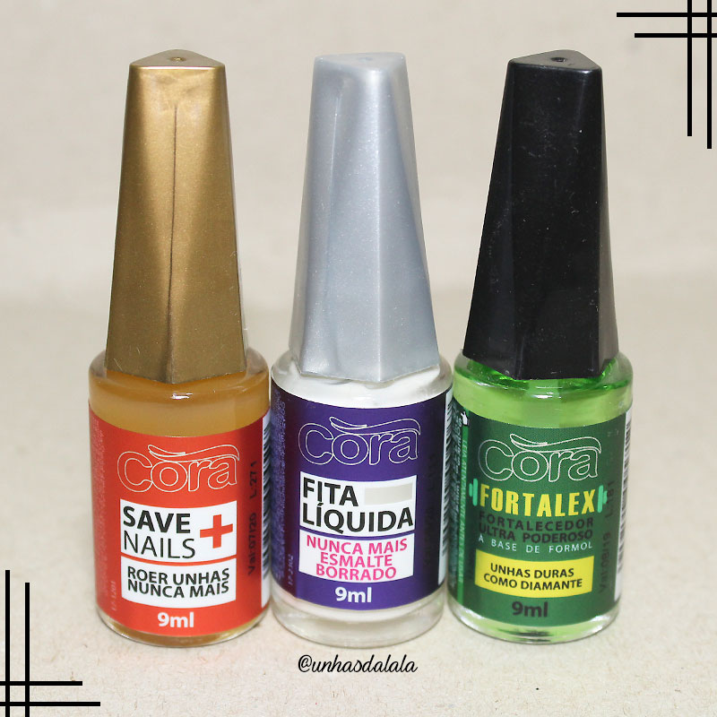 base para parar de roer unhas, cora, cora esmaltes, fita líquida cora, fortalex cora, fortalecedor de unhas cora, produtos cora
