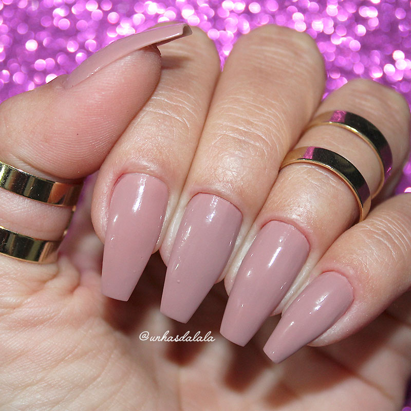 review esmalte felicittá looks rosa chá