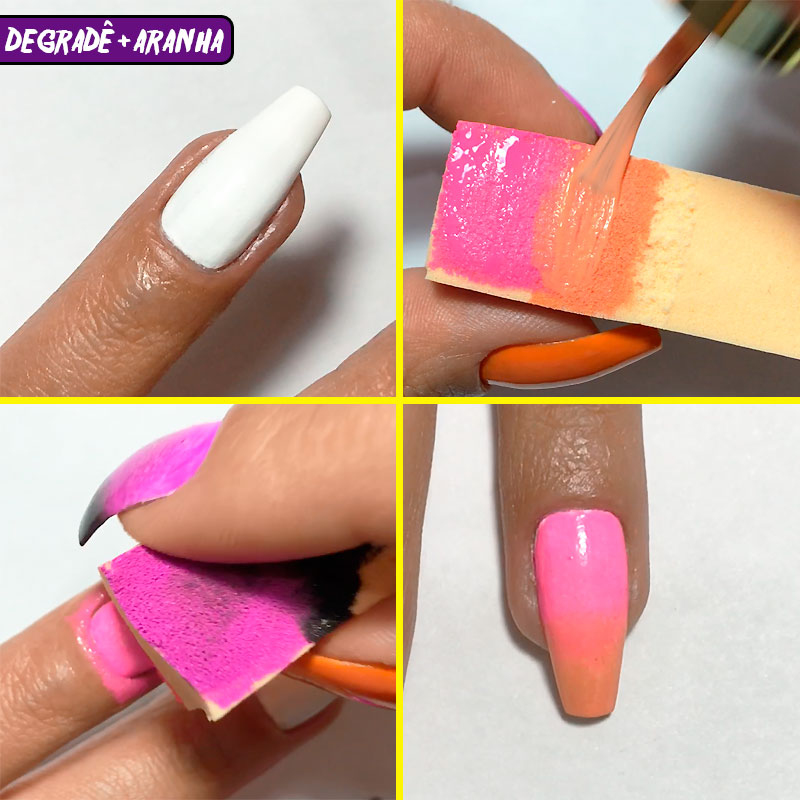 5 unhas fáceis para o halloween, unhas fáceis para o halloween, halloween, unhas halloween, halloween nails, unhas aranha halloween