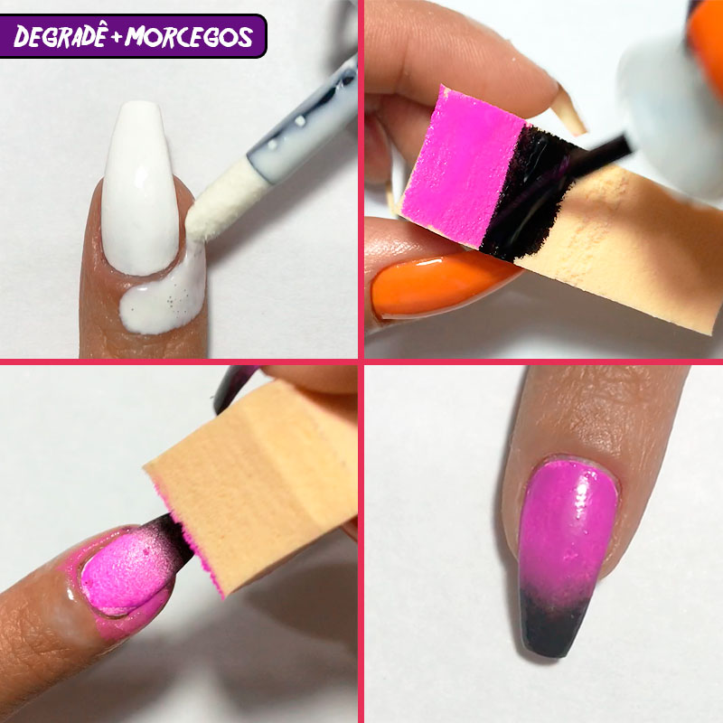 5 unhas fáceis para o halloween, unhas fáceis para o halloween, halloween, unhas halloween, halloween nails, unhas morcego halloween