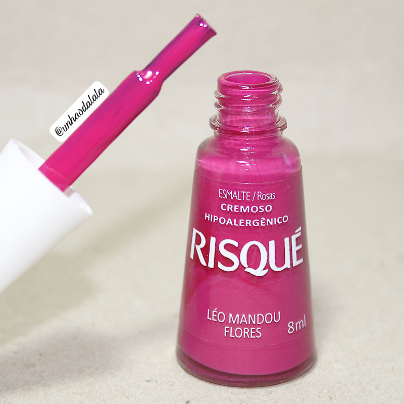 swatch risqué coleção ser pink é power, risqué, coleção risqué ser pink é power, pink, esmalte pink, esmalte rosa, rosa, risqué rosa, risqué pink, ser pink é power, risqué amarração léo mandou flores