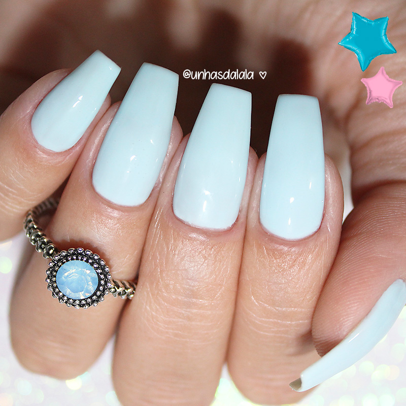 resenha esmalte dailus nuvem de algodão, dailus, dailus nuvem de algodão, esmalte dailus, atrás do arco-íris, esmalte azul pastel, esmalte azul bebê, esmalte dailus nuvem de algodão, coleção dailus atrás do arco-íris, azul, azul claro, azul bebê