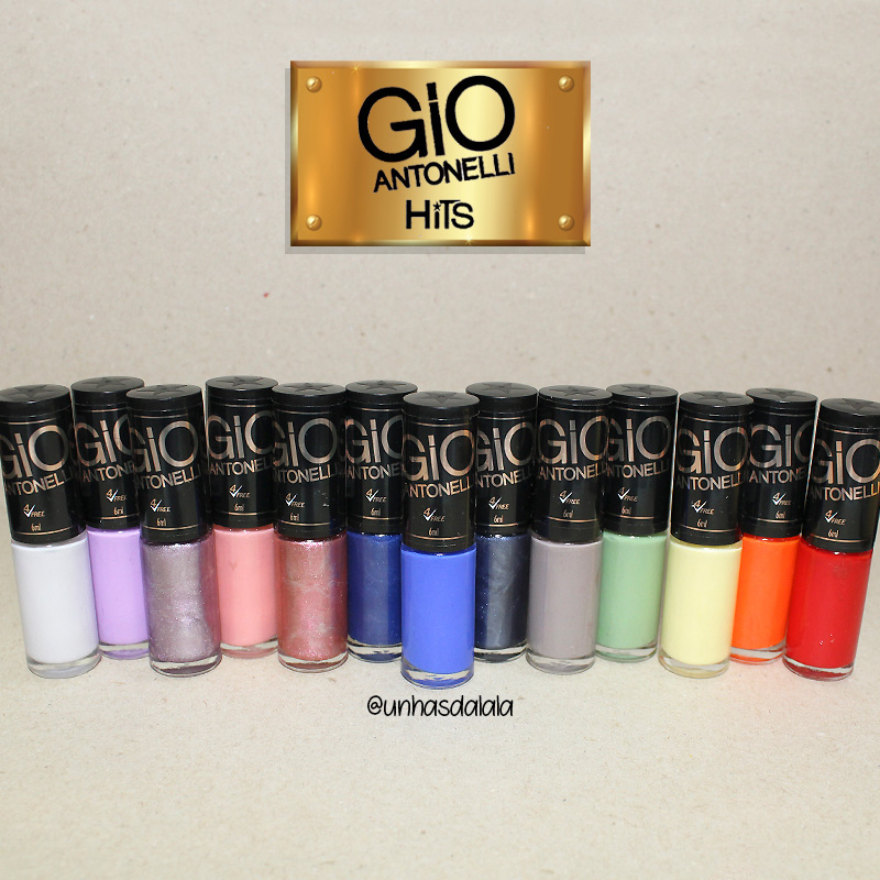 recebidos hits gio antonelli, hits speciallità, hits gio antonelli, gio antonelli, esmaltes gio antonelli, esmalte frio na barriga, esmalte hits