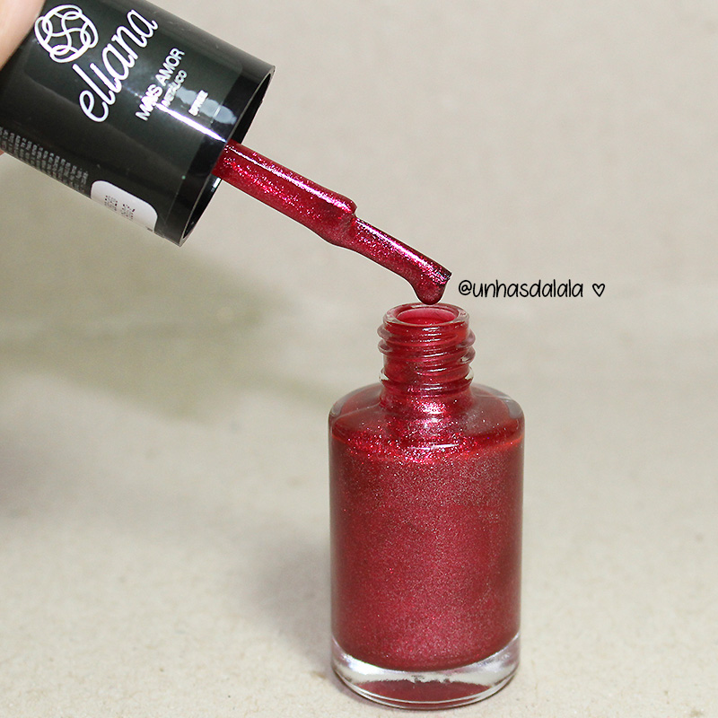 recebidos nati eliana, apresentadora eliana, eliana, esmaltes eliana, nati eliana, esmalte mais amor eliana, vermelho