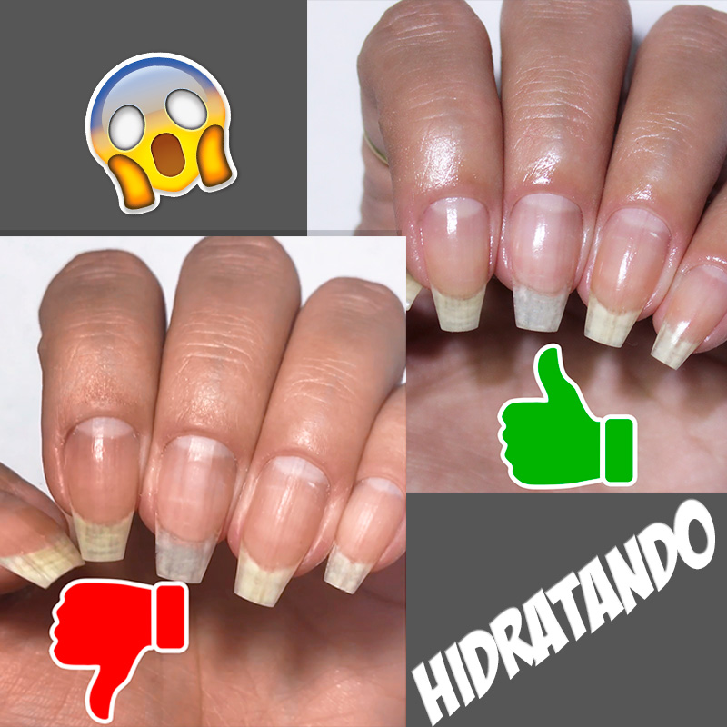 hidratando unhas e cutículas