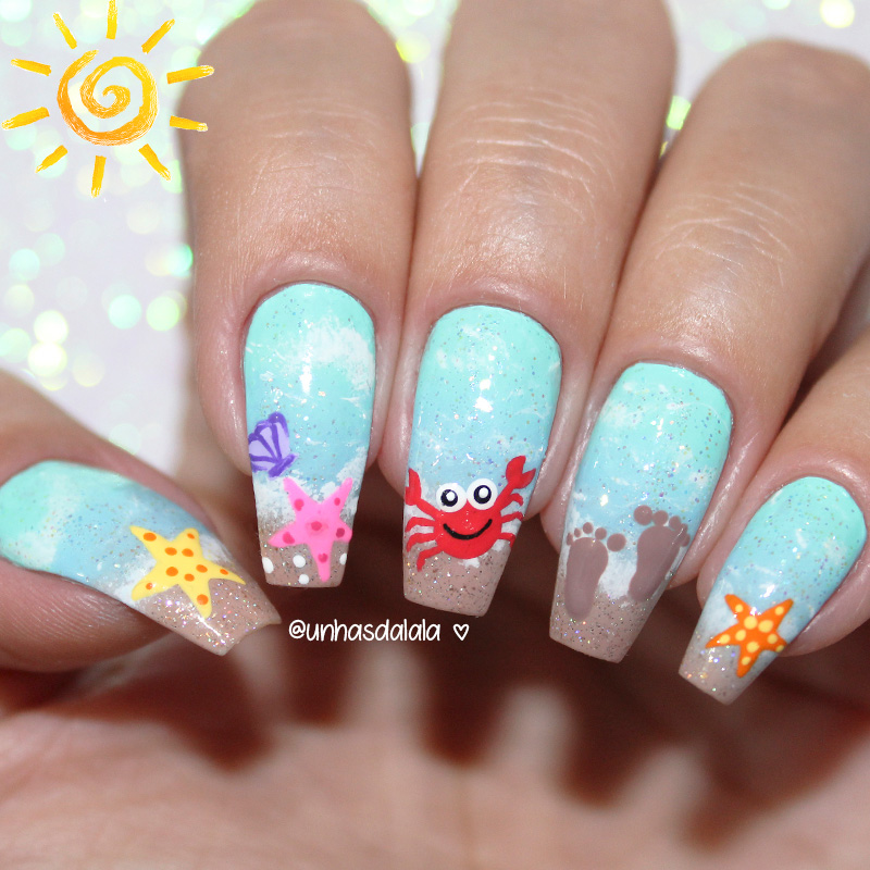 unhas decoradas para o verão 2018