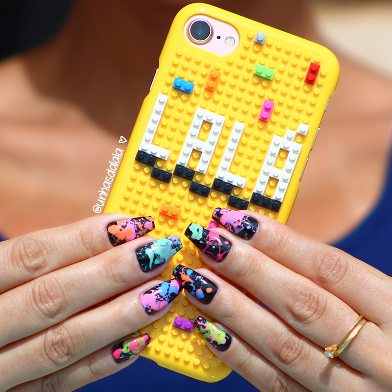 unhas mc loma, unhas mc loma e a gêmeas lacração, mc loma envolvimento, música envolvimento, funk brasil, unhas splatter, splatter nails