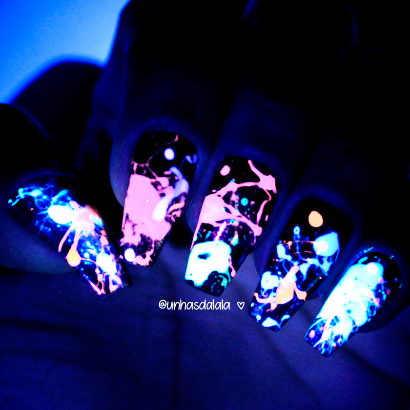 unhas mc loma, unhas mc loma e a gêmeas lacração, mc loma envolvimento, música envolvimento, funk brasil, unhas splatter, splatter nails