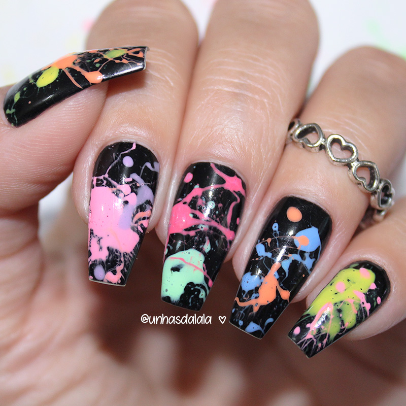 unhas mc loma, unhas mc loma e a gêmeas lacração, mc loma envolvimento, música envolvimento, funk brasil, unhas splatter, splatter nails