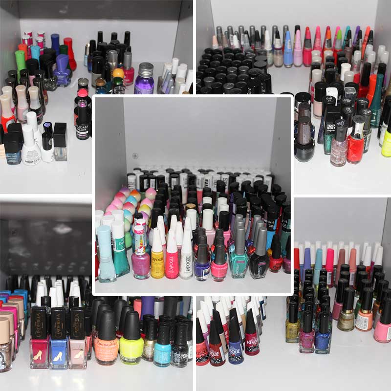 coleção de esmaltes, muitos esmaltes, a maior coleção de esmaltes, unhas da lalá, unhas da lala, larissa leite, mais de 700 esmaltes, esmalte, esmaltes, unhas, nails, nail