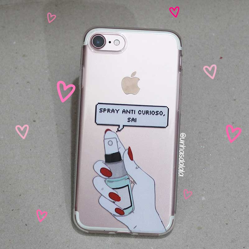 Capinhas Para Celular Oxe Menina Pink Recebidos, loja virtual oxe menina pink, oxe menina pink, capinhas para celular, capinha para celular unicórnio, capinha para celular spray sai curioso, larissa leite, recebidos