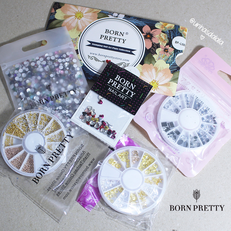 recebidos born pretty store, born pretty store, acessórios para unhas, produtinhos para unhas, pedrarias, pedrarias unhas, placa de carimbo unhas, caviar de unhas, caviar para unhas, placa carimbo unhas, unhas da lalá