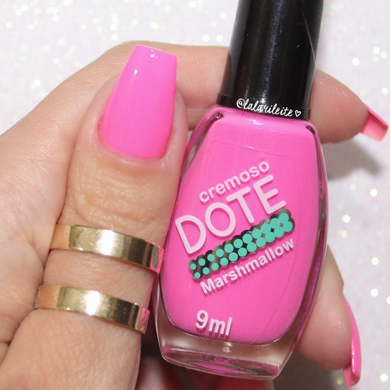 esmalte dote marshmallow, esmalte dote, esmalte pink, esmalte rosa pink, rosa, rosa pink, rosa fluorescente, dote, unhas da lalá, larissa leite, blog, blog de unhas, blod de moda, dicas, esmalte cremoso, esmalte marshmallow, blog estilo de vida