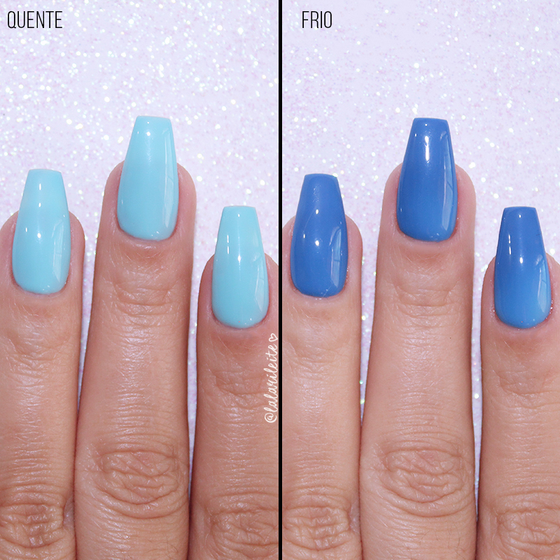 esmalte térmico, esmalte que muda de cor, esmalte azul, azul, esmalte de gel, esmalte em gel, esmalte importado, esmalte gringo, esmalte de gel que muda de cor, newchic, testando, unhas da lala, lala, larissa leite, blog unhas, blog moda, blog