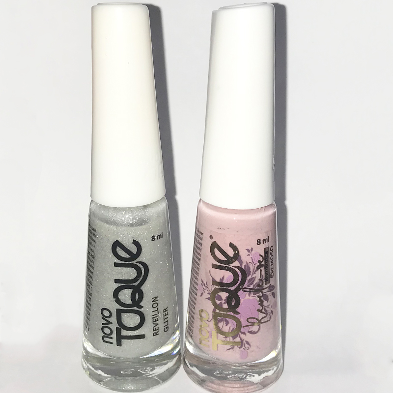 esmalte, esmalte novo toque, unhas da lala, lala, larissa leite, esmalte novo toque romântica, esmalte novo toque reveillon, rosa bebê, branco com glitter, glitter, esmalte rosa bebê, esmalte glitter prata, filha única, esmaltação clarinha, esmaltação delicada, unhas curtas, unhas bailarina, nail, nails, nail polish, blog unhas, blog esmalte, esmalte nacional