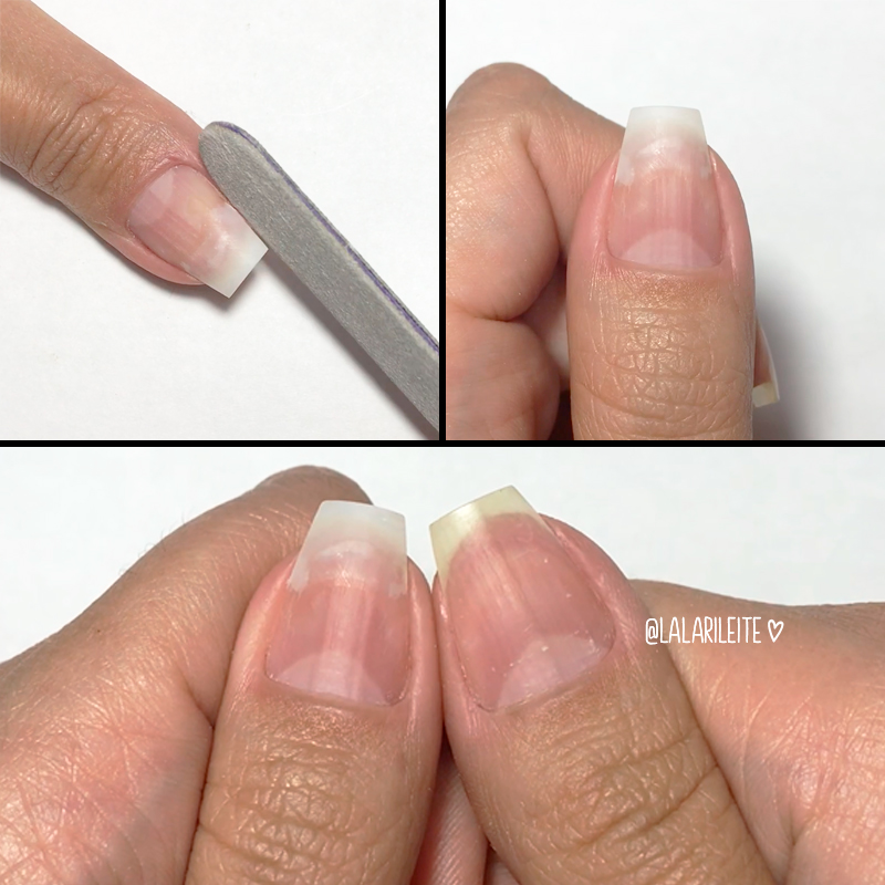 manutenção de unha tips, unha tips, manutenção de unha, alongamento de unha com tips, tips, cuidados unhas, lala, unhas da lala, larissa leite, blog de unhas, blog unhas, unha postiça, passo a passo fácil, tutorial, dicas de unhas, tutorial de unhas