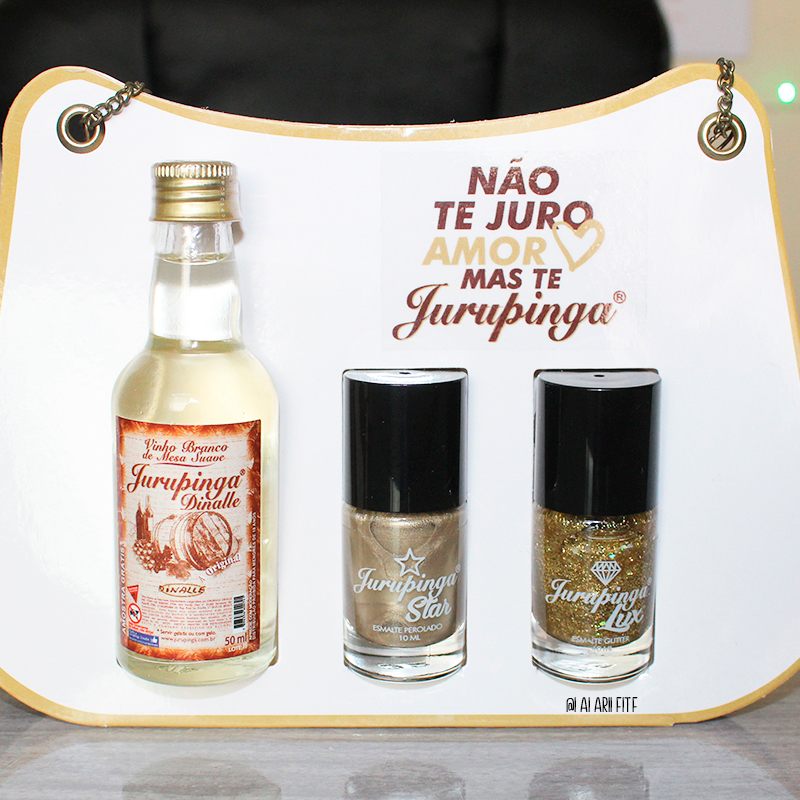 recebidos esmaltes jurupinga dinalle, jurupinga, bebida jurupinga, esmaltes jurupinga, esmalte dourado, esmalte glitter dourado, unhas da lala, larissa leite, jurupinga, recebidos