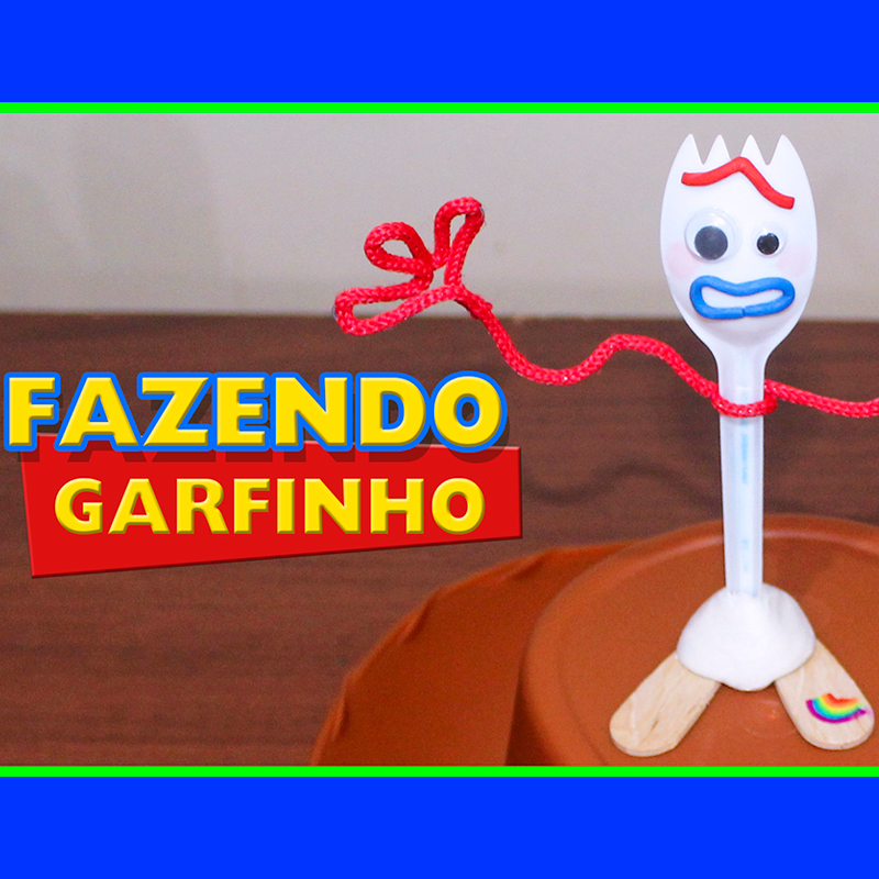 Como Fazer o Garfinho de Toy  Story 4 (Forky), diy garfinho, garfinho toy story 4, fazendo o garfinho, fazendo o garfinho toy story, diy forky, forky toy story, como fazer o garfinho, como fazer o garfinho toy story 4, toy story 4, unhas da lalá, update nerd, canal update nerd, lalá, larissa leite, vídeo diy garfinho