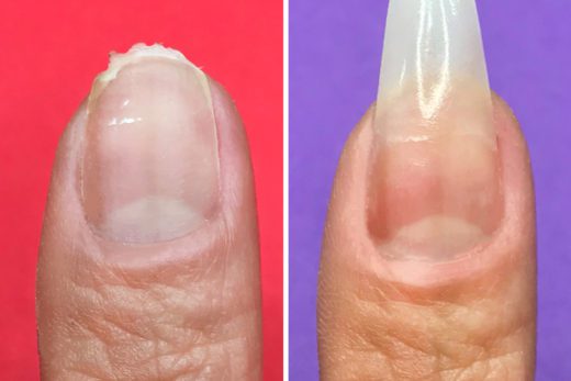 tutorial alongamento com tips, como alongar as unhas, como alongas as unhas com tips, unhas tips, colocando unha tips, como usar unha tips, unha tip, unhas tips sorriso, alonguei a unha com tips, unha quebrada colocar tips, como colocar tips, unhas da lala, lala, larissa leite, blog unhas da lala