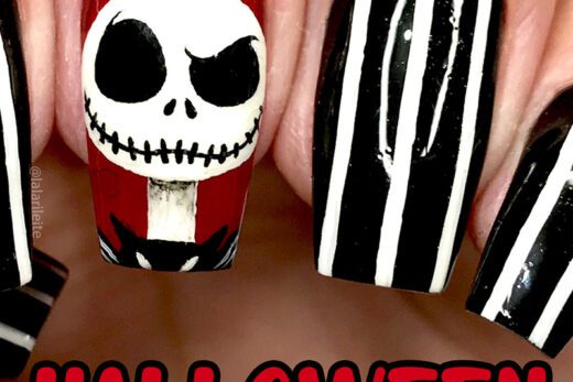 halloween, unhas halloween, unhas de halloween, unhas decoradas halloween, unhas jack esqueleto, unhas jack skellington, jack skellington nails, nail, nails, nail art, tim burton art, desenhos tim burton, unhas da lala, larissa leite, ideias unhas halloween, unhas dia das bruxas, unhas decoradas