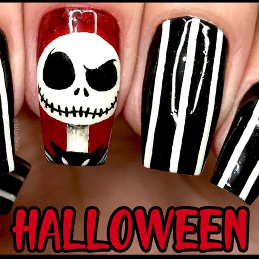 halloween, unhas halloween, unhas de halloween, unhas decoradas halloween, unhas jack esqueleto, unhas jack skellington, jack skellington nails, nail, nails, nail art, tim burton art, desenhos tim burton, unhas da lala, larissa leite, ideias unhas halloween, unhas dia das bruxas, unhas decoradas