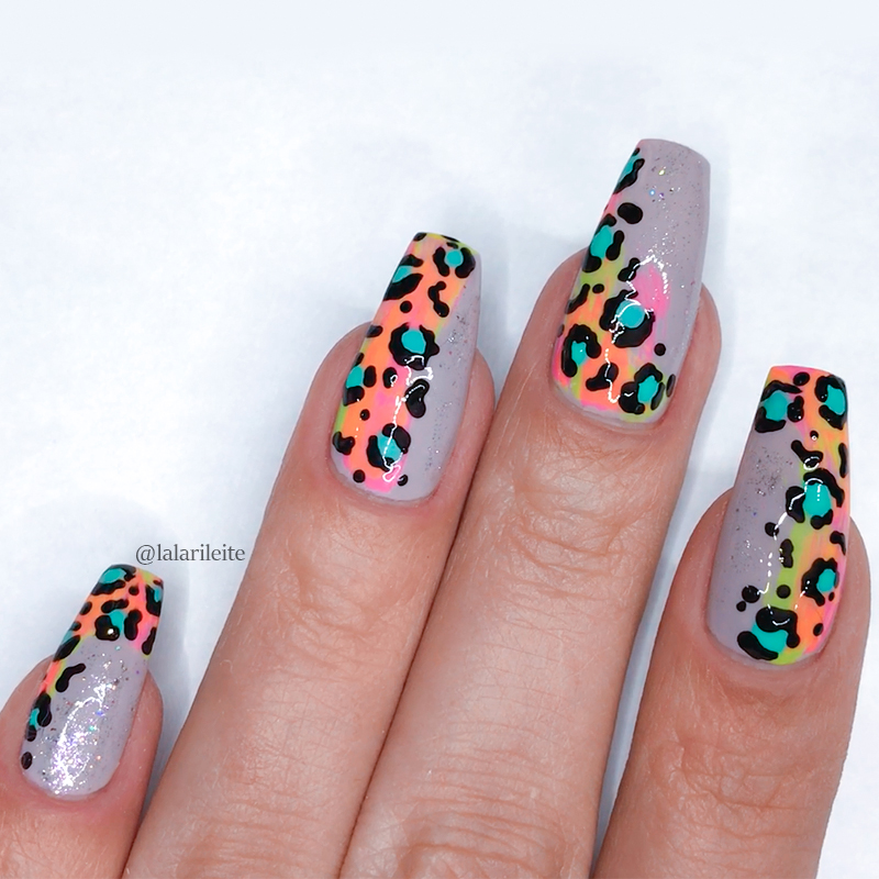 unhas decoradas, unhas feitas com palito, decoração com palito, unhas decoradas com palito, unhas oncinha, unhas neon, unhas lindas, leopard nails, nail art, unhas da lala, larissa leite, unhas faceis, decoracao de unha facil, unhas carnaval, unhas de carnaval, unhas carnavalescas