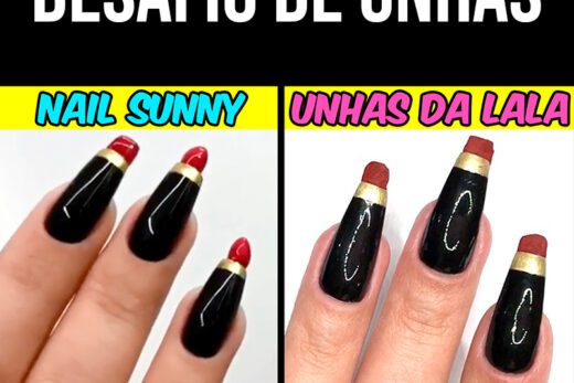 unhas batom, desafio de unhas, unhas do instagram, nail sunny, unhas estranhas, weird nails, larissa leite, larissa leite unhas, unhas da lala, lipstick nails, unhas decoradas, unhas diferentes, unhas malucas, unhas bizarras