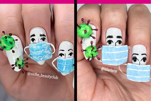 unhas decoradas, unhas estranhas, unhas bizarras, unhas diferentes, weird nails, coronavírus, coronavirus, unhas coronavírus, unhas coronavirus, coronavirus nails, desafio, desafio de unhas, challenge nails, challenge, unhas do instagram, insta nails, unhas instagram, selfie beauty club, larissa leite, unhas da lala, larissa leite unhas, unhas gringas