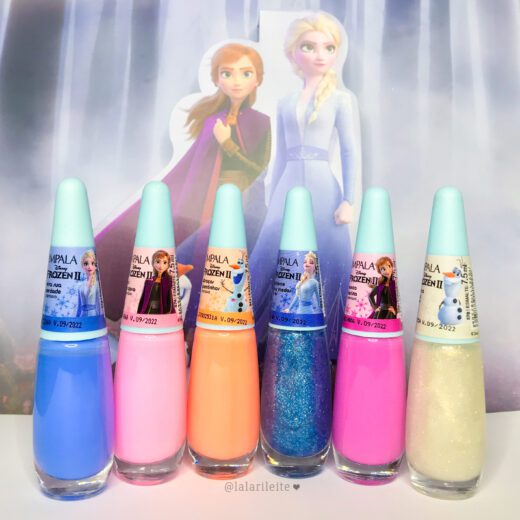 resenha esmaltes, resenha esmalte impala, resenha esmaltes impala frozen 2, impala frozen 2, esmaltes frozen 2, esmalte impala frozen viva sua vida, esmalte impala frozen seja corajosa, esmalte impala frozen abraços quentinhos, esmalte impala frozen enfrente seus medos, esmalte impala frozen nunca desista, esmalte impala frozen ame a vida, esmalte impala frozen infantil, frozen 2, esmalte infantil, esmalte infantil frozen, swatches, resenha, larissa leite, larissa leite unhas