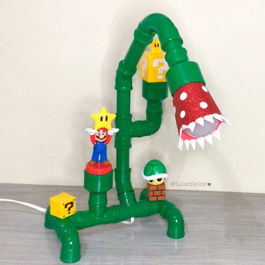 luminária mario bros, super mario, como fazer luminária de cano de pvc, luminária cano de pvc, luminária mario cano de pvc, luminária, diy luminária mario bros, luminaria de pvc, larissa leite