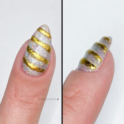 unhas chifre, unhas chifre de unicórnio, unicorn nails, unhas unicórnio, unhas de gel, esmalte em gel, gel para unhas, unhas em gel, unicornio, unicórnio, diy, faça você mesmo, foil dourado, unhas foil, gel neon, esmalte gel neon, gel transparente para unhas, unhas de porcelana, chifre de unicórnio, passo a passo unhas, fácil de fazer, unhas facil de fazer, unicornio fofinho, nail art, esmalte holografico, esmalte de gel holografico, unicorn horn nails, larissa leite, unhas da lala, larissa leite unhas