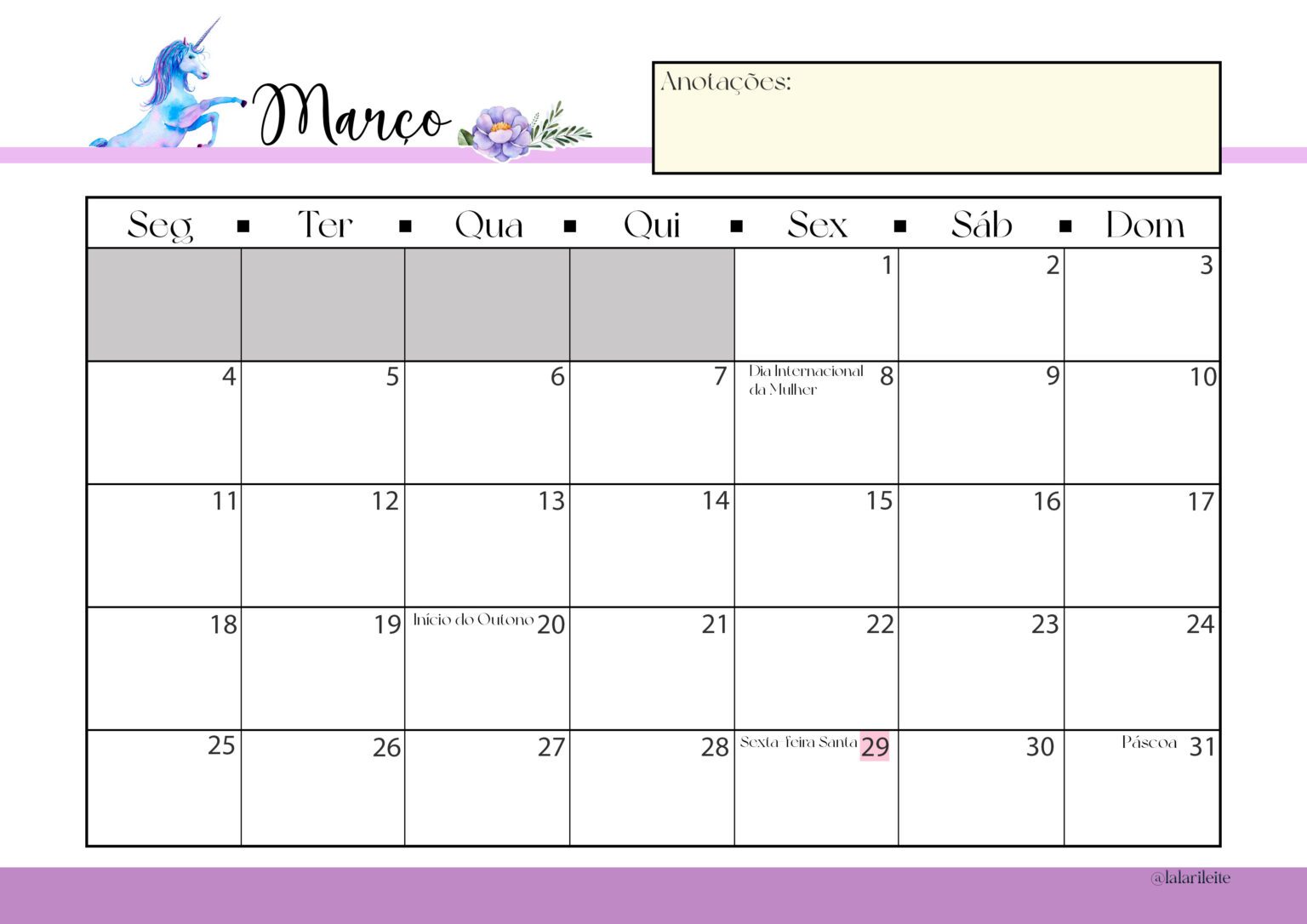 PLANNER COMPLETO 2024 PARA IMPRIMIR GRÁTIS – LARISSA LEITE UNHAS 💜