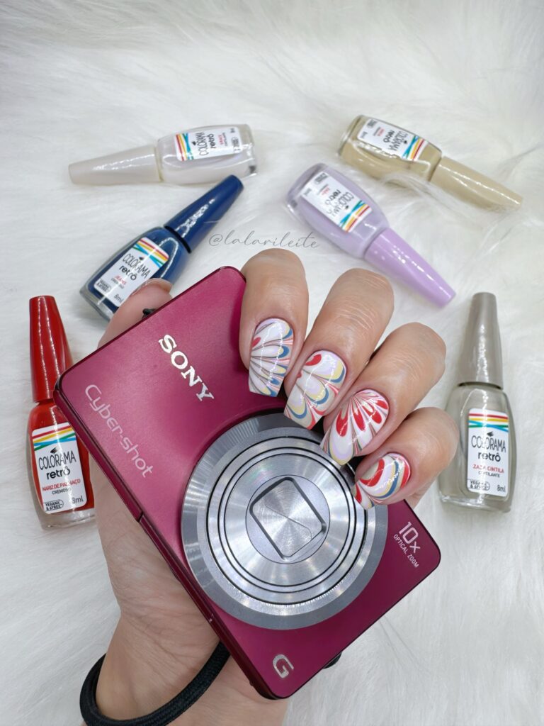 Unhas Marmorizadas Prontas