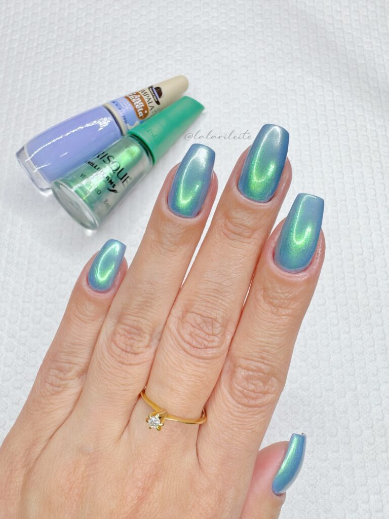 Unhas Cromadas sem Pó