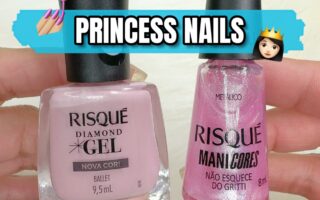 Princess Nails 2025: Tutorial com Risqué Diamond Gel Ballet e Brilho Delicado