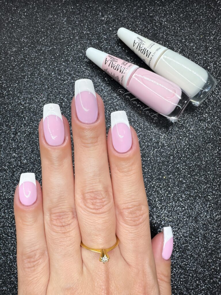 Unhas Francesinhas Anos 90 Prontas