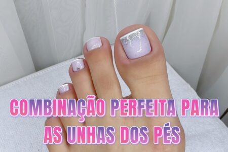 Unhas dos Pés Perfeitas em 2025: Tutorial com Perolado Polar e Glitter Holográfico