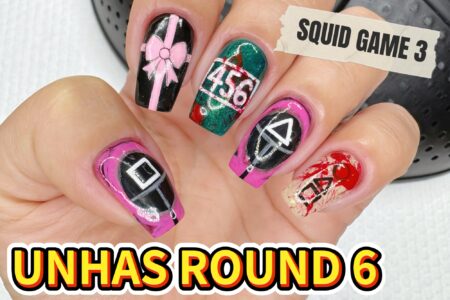 Unhas Round 6 Temporada 3 2025: Tutorial com Adesivos Passo a Passo