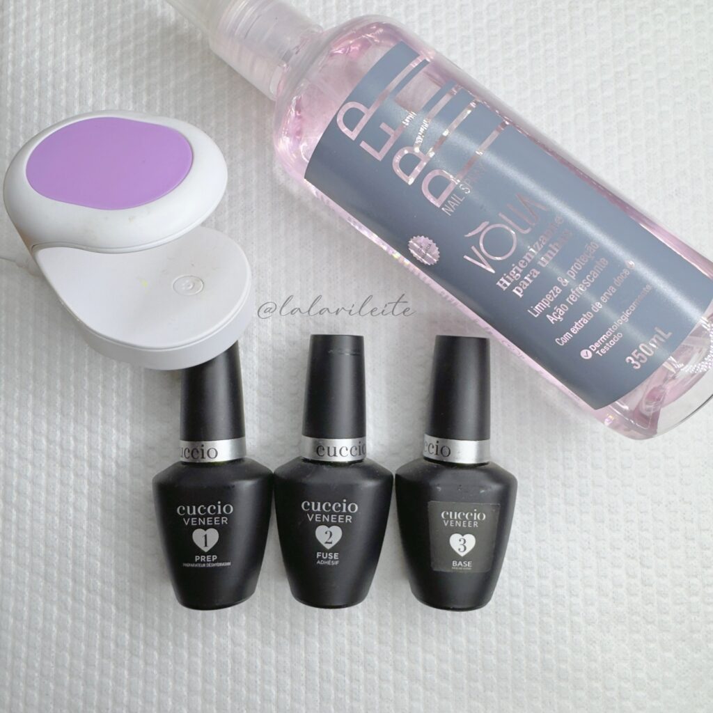 Prep bactericida fungicida, Desidratador, Primer não ácido e Gel base.
