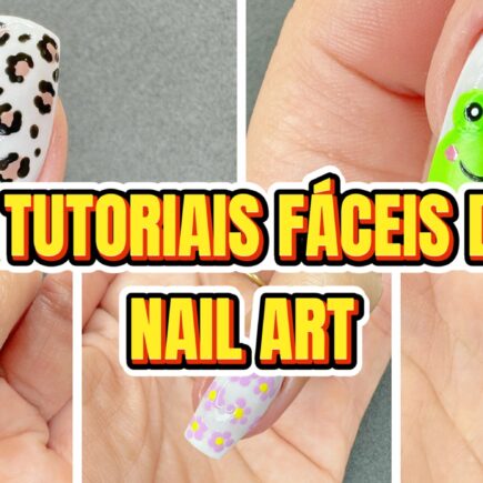 5 Tutoriais Fáceis de Nail Art 2025: Oncinha, Sapinho, Corações, Florzinhas e Minnie Passo a Passo