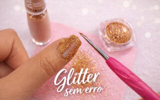 Como aplicar glitter no esmalte sem erro