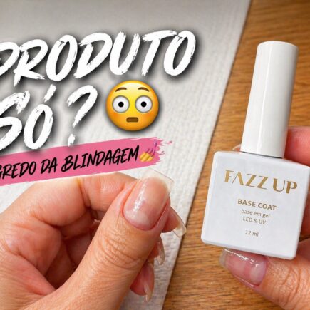 Blindagem nas unhas com apenas uma base gel