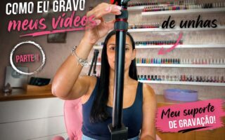 Cantinho de gravação para vídeos de unhas: como organizar a iluminação