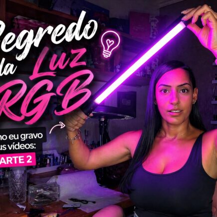 Iluminação para gravar unhas: o bastão de luz RGB que entrou na rotina