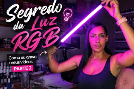 Iluminação para gravar unhas: o bastão de luz RGB que entrou na rotina
