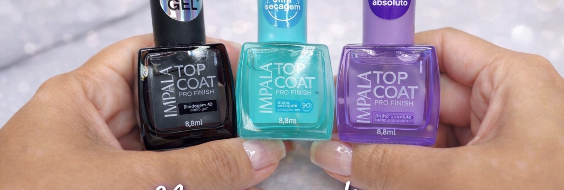 Nova linha de Top Coats da Impala para finalizar a esmaltação com estilo