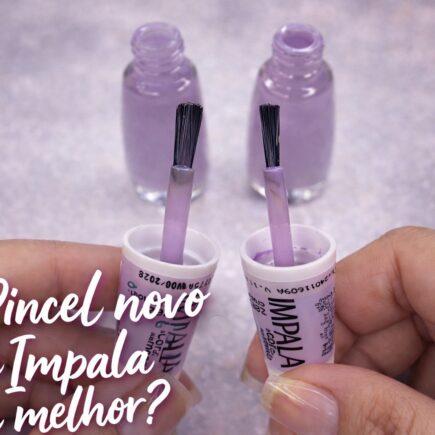 Pincel flat da Impala ou pincel antigo: qual vale mais a pena na esmaltação?