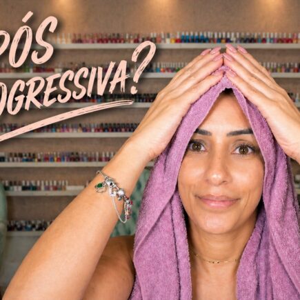 Pós-progressiva: raiz lisinha, cabelo alinhado e finalização natural