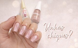 Unhas chiques com esmalte cintilante: a combinação de Chic Pop e Colorama